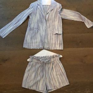 Amuse Society Shorts and Blazer two piece